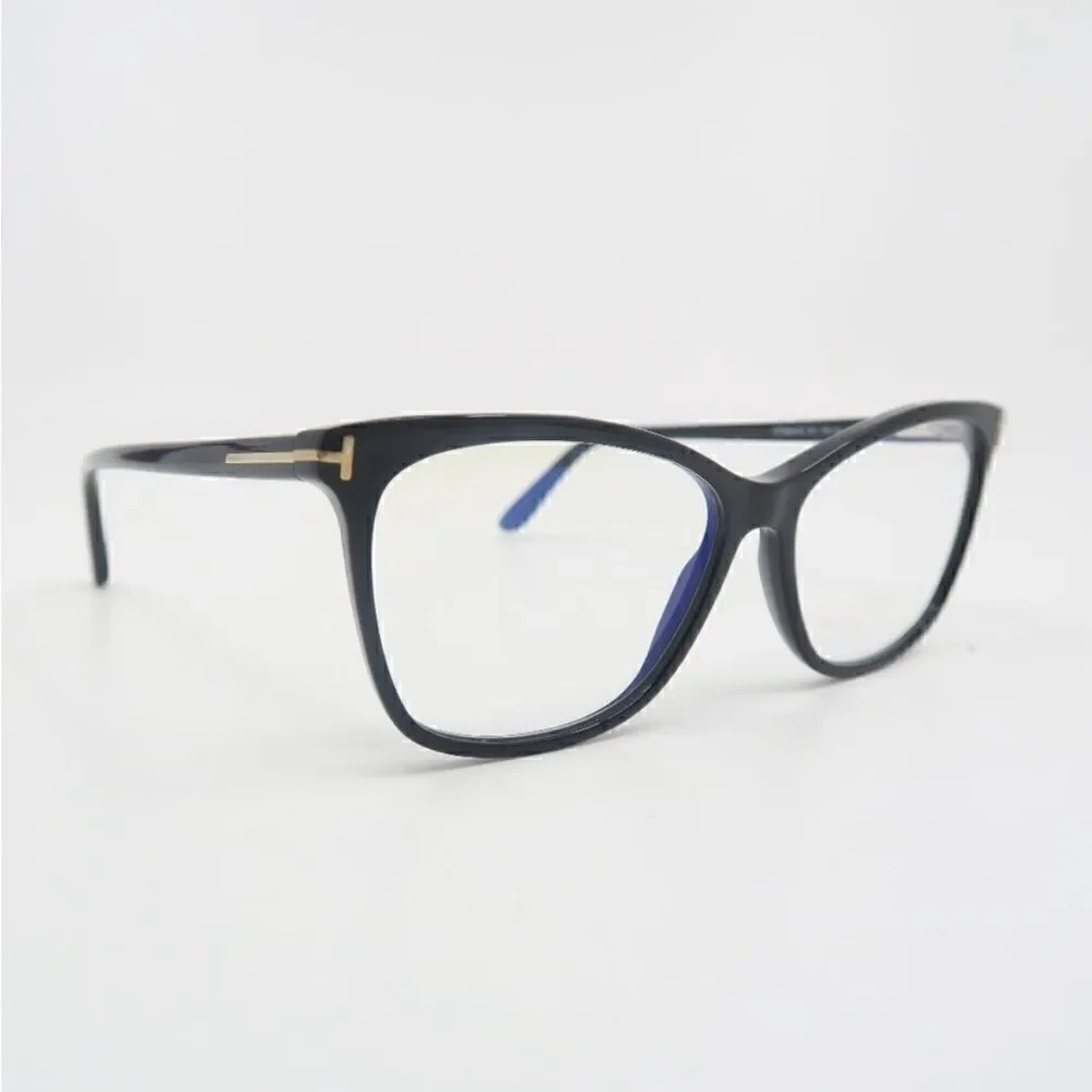 Tom Ford TF 5690 001 55mm Black & Brown Tortoise Eyeglasses